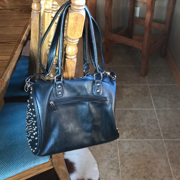 Classy Black Bling Handbag - Picture 5 of 7